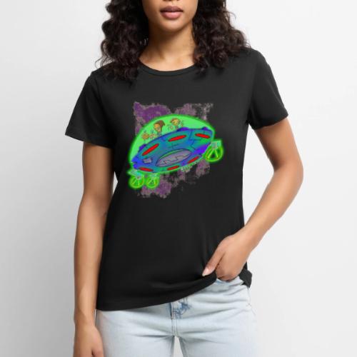 Ongher's UFO Flying Saucer - Women's Premium T-Shirt