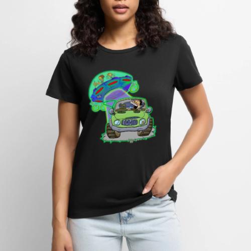 GrisDismation Ongher's UFO Alien Abduction - Women's Premium T-Shirt