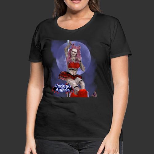 Undead Angels: Undead Dancer Ruby Full Moon - Women's Premium T-Shirt
