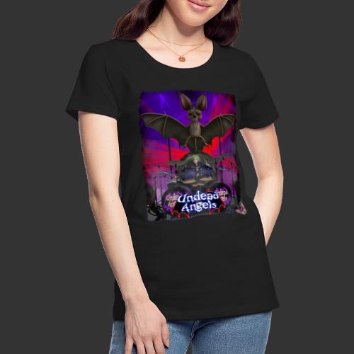 Undead Angels: Vampire Drummer Juliette - Women's Premium T-Shirt
