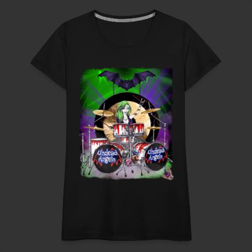 Undead Angels: Vampire Drummer Juliette Classic - Women's Premium T-Shirt