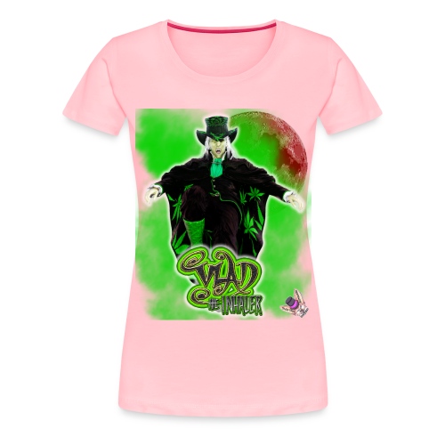 Vlad The Inhaler Green Smoke Clouds - Women's Premium T-Shirt