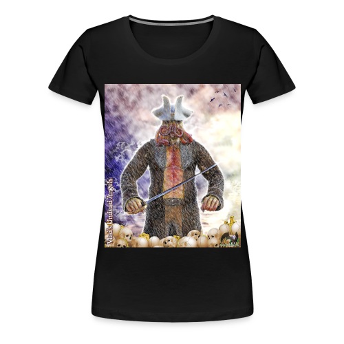 Undead Angels Pirate Captain Kutulu F002B - Women's Premium T-Shirt
