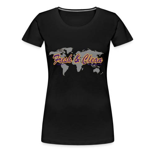 freashandcleanlogolakers - Women's Premium T-Shirt