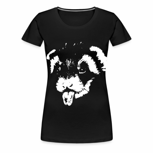 Sweet Cheeky Nimble Pet Head Stick Out Tongue Gift - Women's Premium T-Shirt
