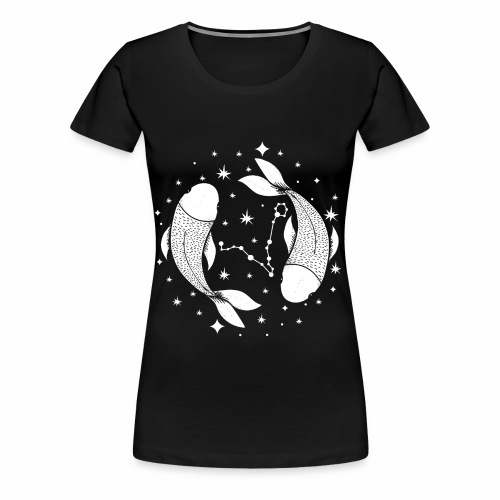 Zodiac sign Pisces Soulful Pisces February March - Women's Premium T-Shirt