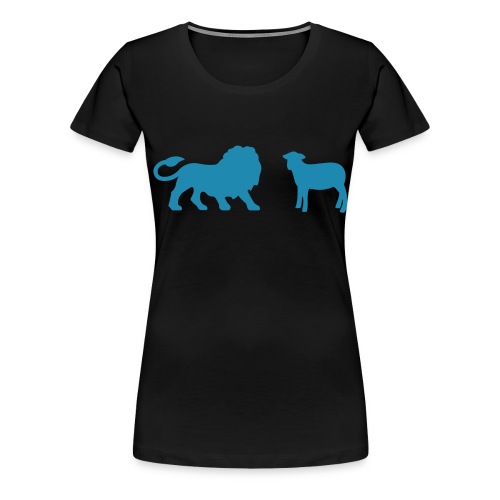 Lion and the Lamb - Women's Premium T-Shirt