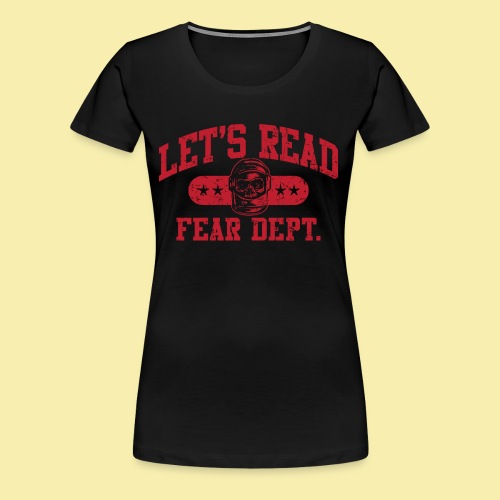 Fear Dept - Athletic Red - Inverted - Women's Premium T-Shirt