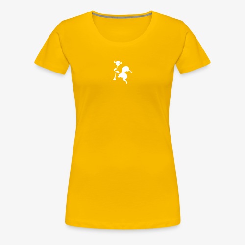 imagika white - Women's Premium T-Shirt