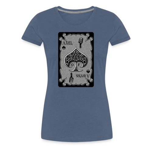Axelofabyss Spade Card - Women's Premium T-Shirt