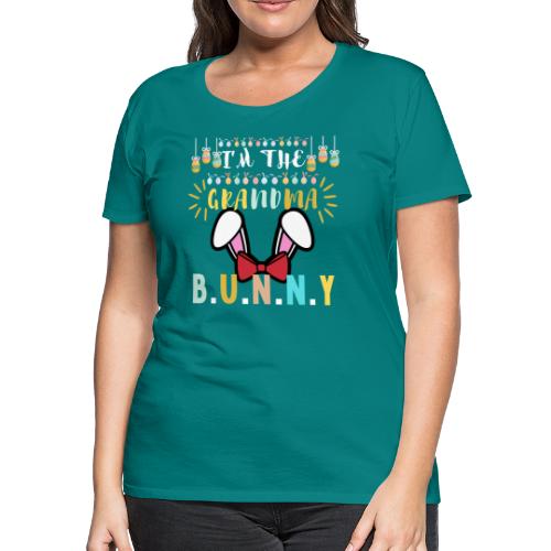 I'm The Grandma Bunny Matching Family Easter Eggs - Women's Premium T-Shirt