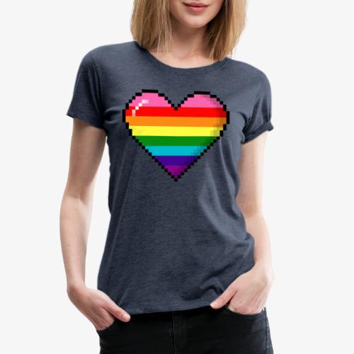 Gilbert Baker Original LGBTQ Gay Rainbow Pride 8- - Women's Premium T-Shirt