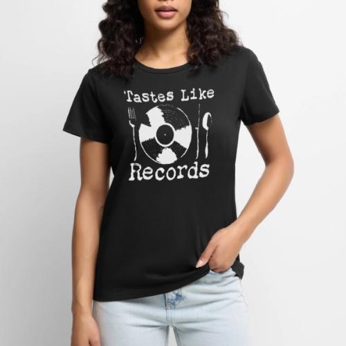 Tastes Like Records White Logo - Women's Premium T-Shirt