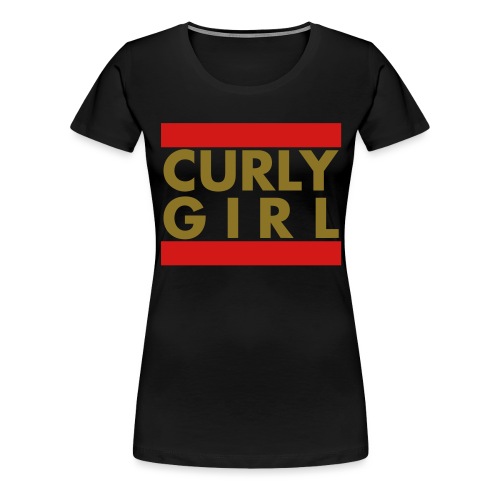 curly girl - Women's Premium T-Shirt