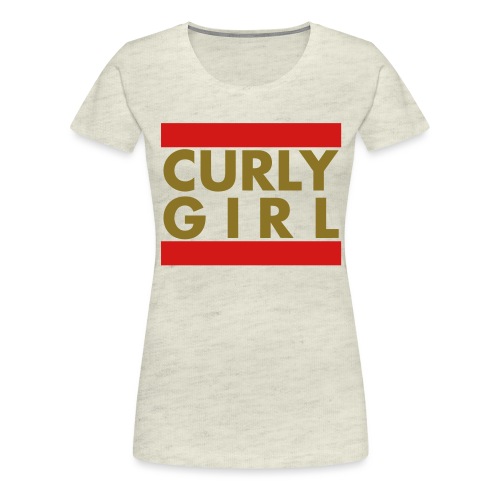 curly girl - Women's Premium T-Shirt