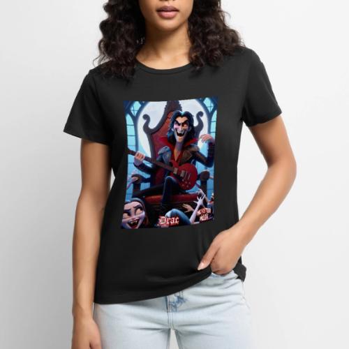 Monster Mosh 2024 Tour Drac on Guitar (D-005A) - Women's Premium T-Shirt