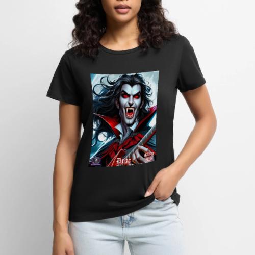 Monster Mosh 2024 Tour Drac on Guitar (D-001A) - Women's Premium T-Shirt