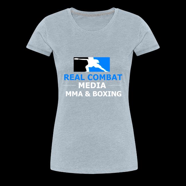 RCM MMA & BOXING Light Blue White Text