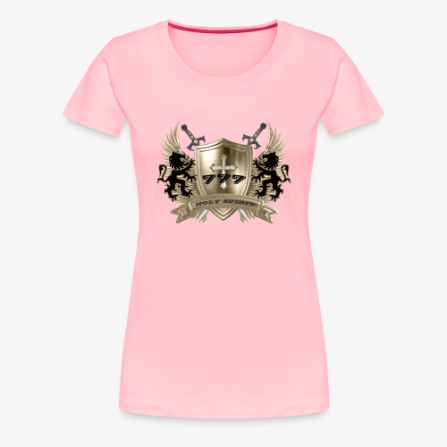 HOLY SPIRIT GOLD SHIELD - Women's Premium T-Shirt