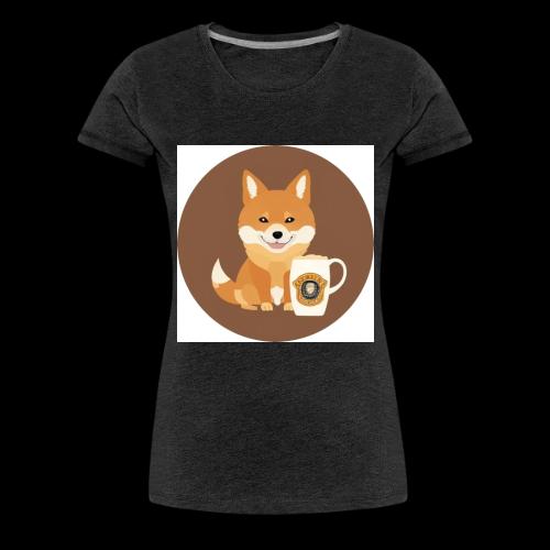 Doggo with Beer - Women's Premium T-Shirt