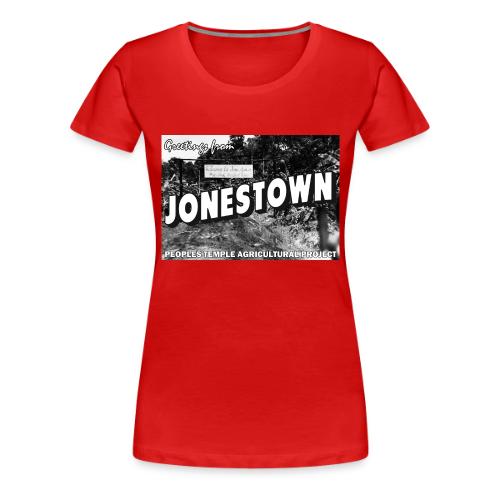 Jonestown Postcard - Women's Premium T-Shirt