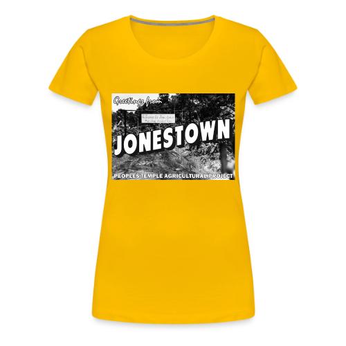 Jonestown Postcard - Women's Premium T-Shirt