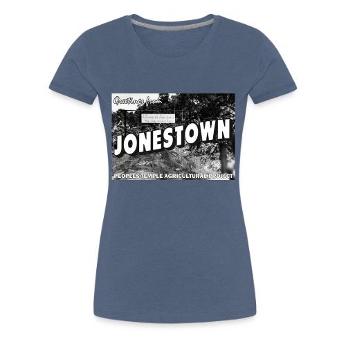 Jonestown Postcard - Women's Premium T-Shirt