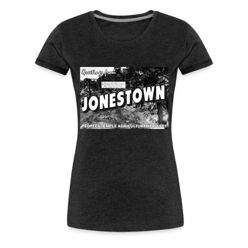 Jonestown Postcard - Women's Premium T-Shirt