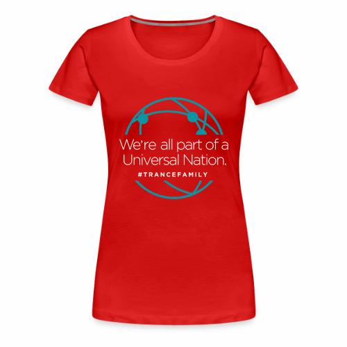 tshirt op donker blue png - Women's Premium T-Shirt