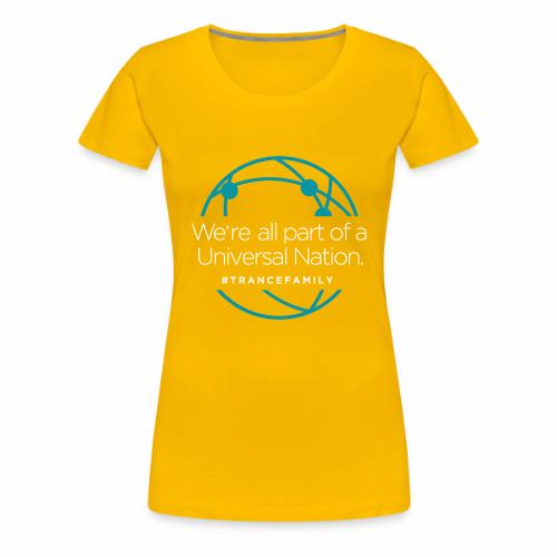 tshirt op donker blue png - Women's Premium T-Shirt