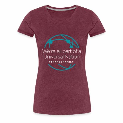 tshirt op donker blue png - Women's Premium T-Shirt
