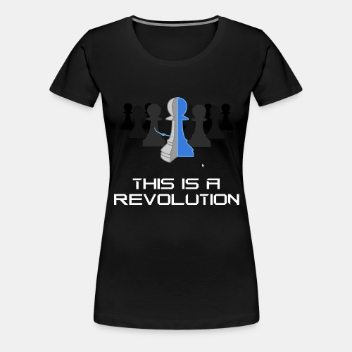 This is a Revolution. 3D CAD. - Women's Premium T-Shirt