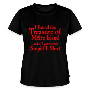 The Treasure of Monkey Island - Women's Premium T-Shirt - black - Front - Selfina (174cm)