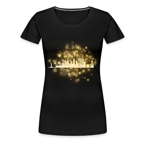 White nyc skyline - Women's Premium T-Shirt