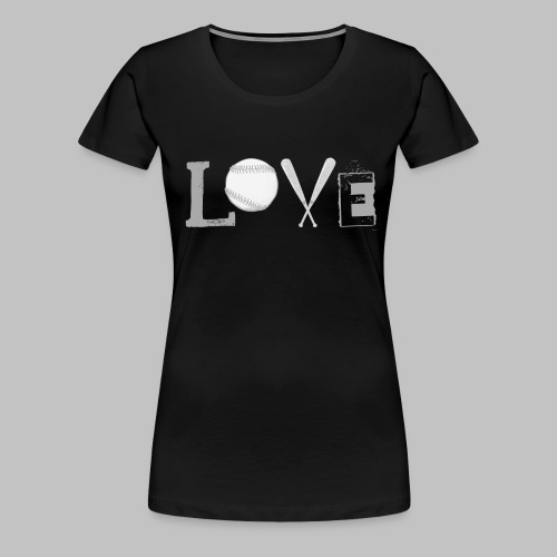 Love - Baseball Style white - Women's Premium T-Shirt