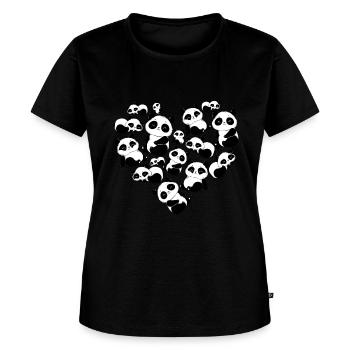 panda - Women's Premium T-Shirt - black - Front - Selfina (174cm)