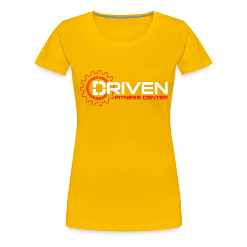 Driven Fitness Horizontal Logo - Women's Premium T-Shirt