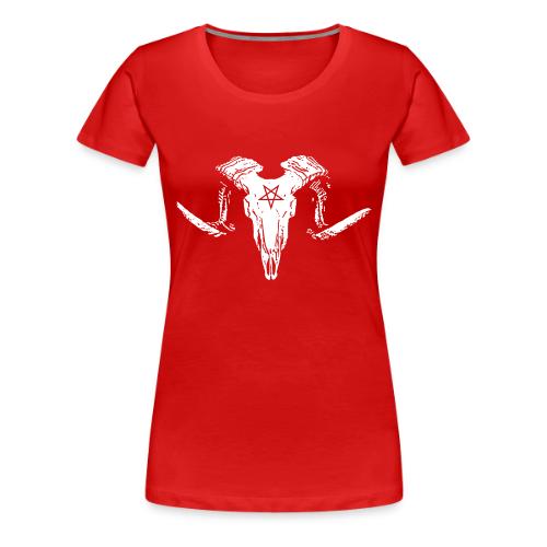 Goat Skull - Women's Premium T-Shirt