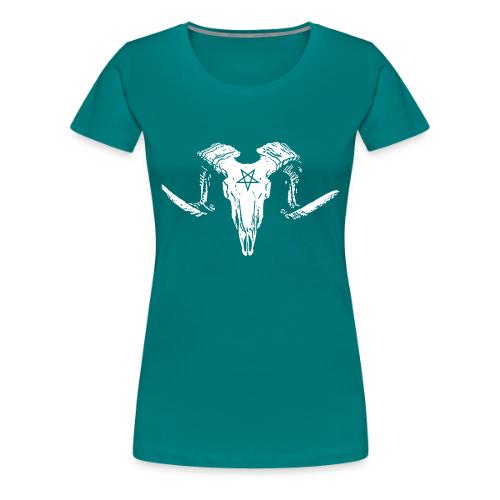 Goat Skull - Women's Premium T-Shirt