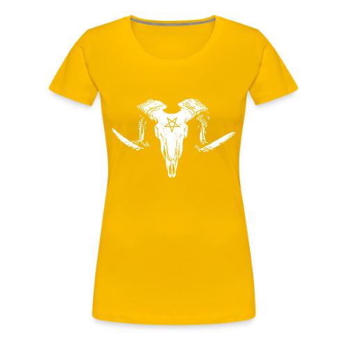 Goat Skull - Women's Premium T-Shirt