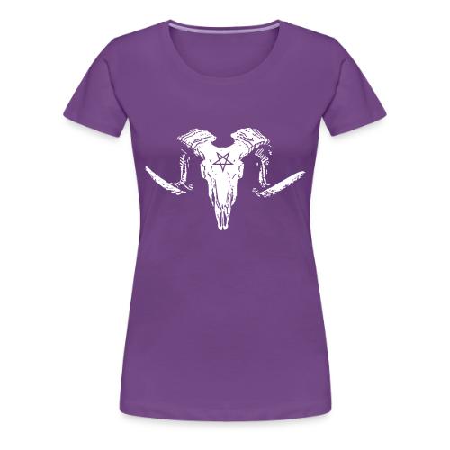 Goat Skull - Women's Premium T-Shirt