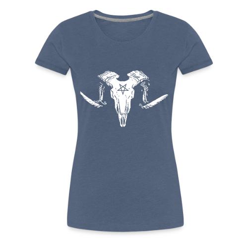Goat Skull - Women's Premium T-Shirt