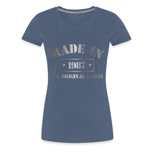 Made in 1987 - Women's Premium T-Shirt