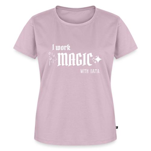 I Work Magic with Data (dark) - Women's Premium T-Shirt