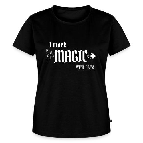 I Work Magic with Data (dark) - Women's Premium T-Shirt