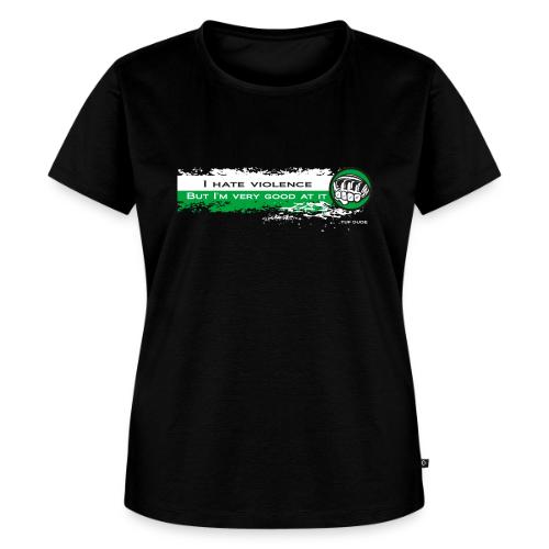 I hate violence but I'm very good at it 2 - WB - Women's Premium T-Shirt