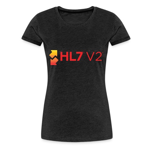 HL7 Version 2 Logo - Women's Premium T-Shirt