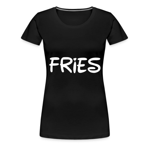 fries with heart - Women's Premium T-Shirt