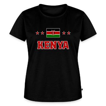 Kenya - Women's Premium T-Shirt - black - Front - Selfina (174cm)