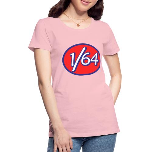 One Sixty Four -- vintage auto inspired oval - Women's Premium T-Shirt